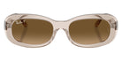 Ray-Ban RB2221F 6827M2 55 - Transparent Beige / Gradient Brown Polarized #id:rb2221f6827m2_s:100100
