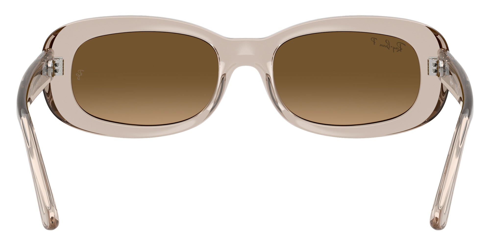 Ray-Ban RB2221F 6827M2 55 - Transparent Beige / Gradient Brown Polarized #id:rb2221f6827m2_s:100115