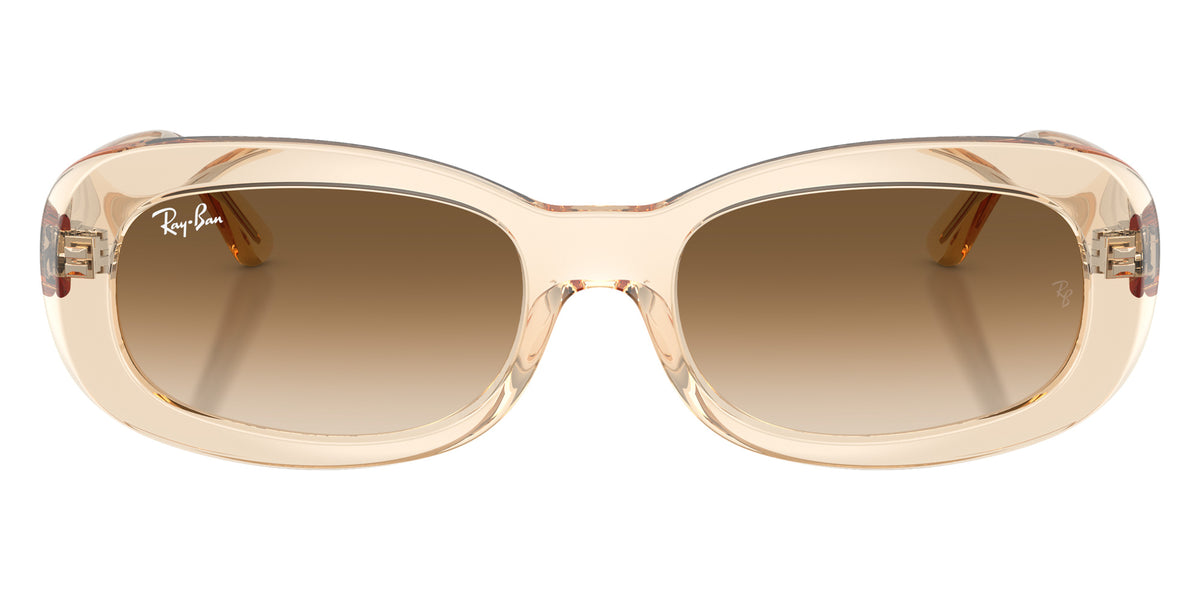 Ray-Ban RB2221F 690251 55 - Transparent Nude / Clear Gradient Brown #id:rb2221f690251_s:100100