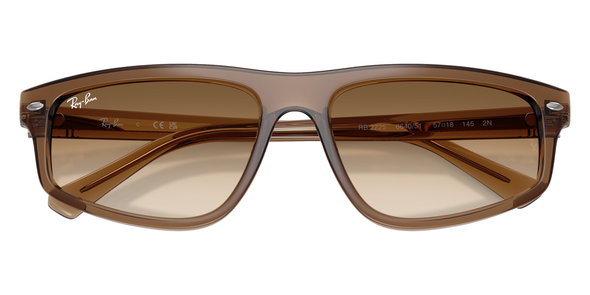 Ray-Ban RB2225 664051 57 - Transparent Light Brown #id:rb2225664051_s:100125