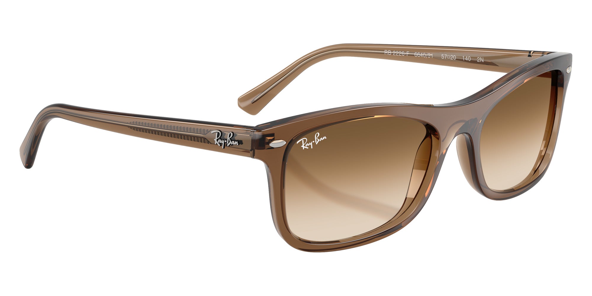 Ray-Ban RB2226F 664051 57 - Transparent Light Brown #id:rb2226f664051_s:104120