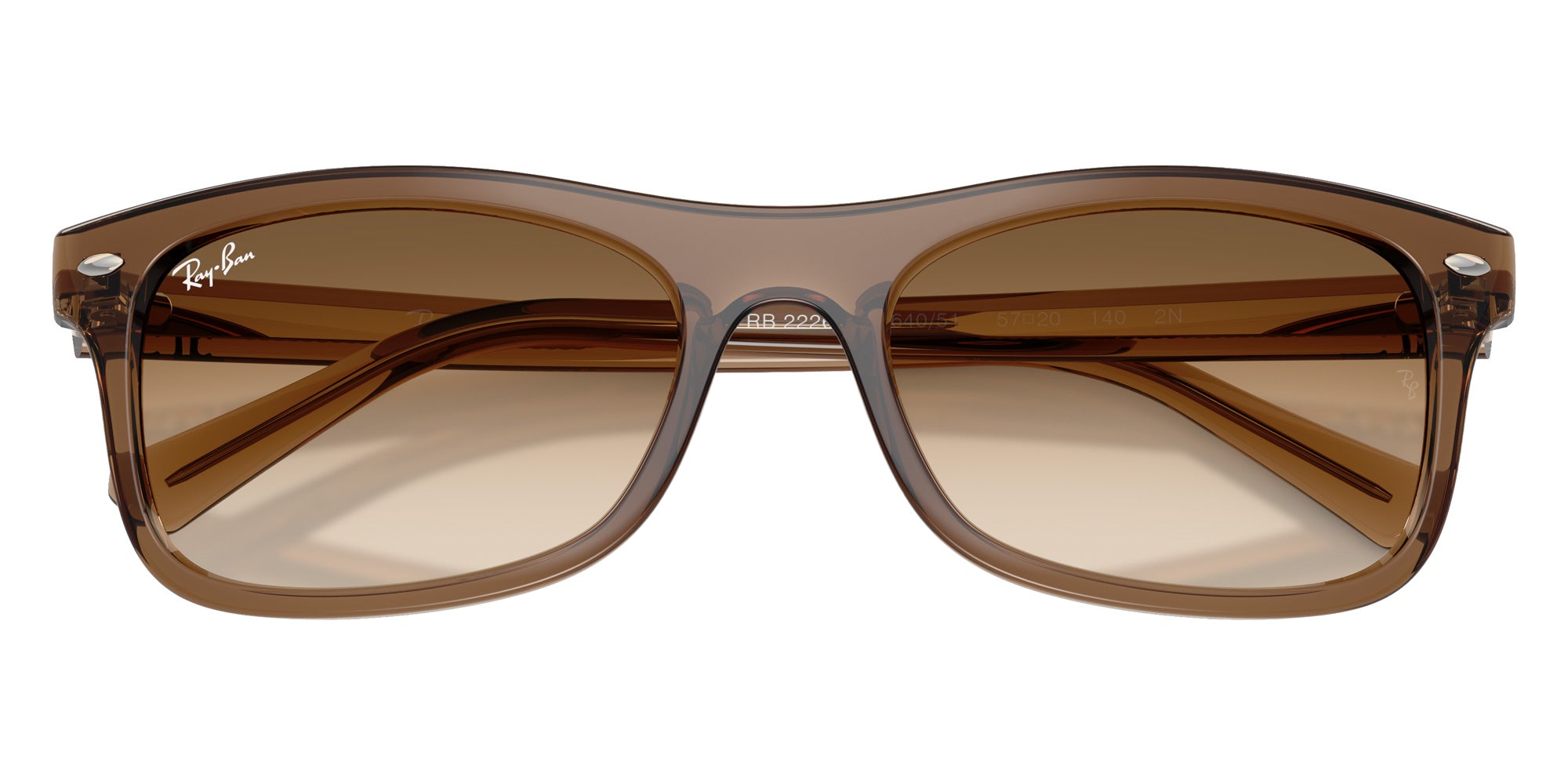 Ray-Ban RB2226F 664051 57 - Transparent Light Brown #id:rb2226f664051_s:104125