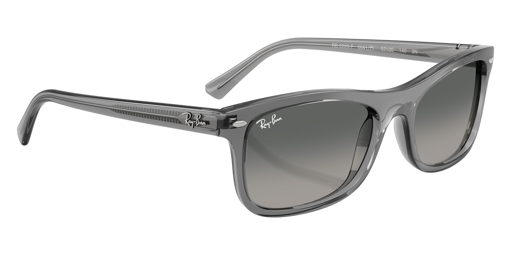 Ray-Ban RB2226F 664171 57 - Transparent Gray #id:rb2226f664171_s:106120
