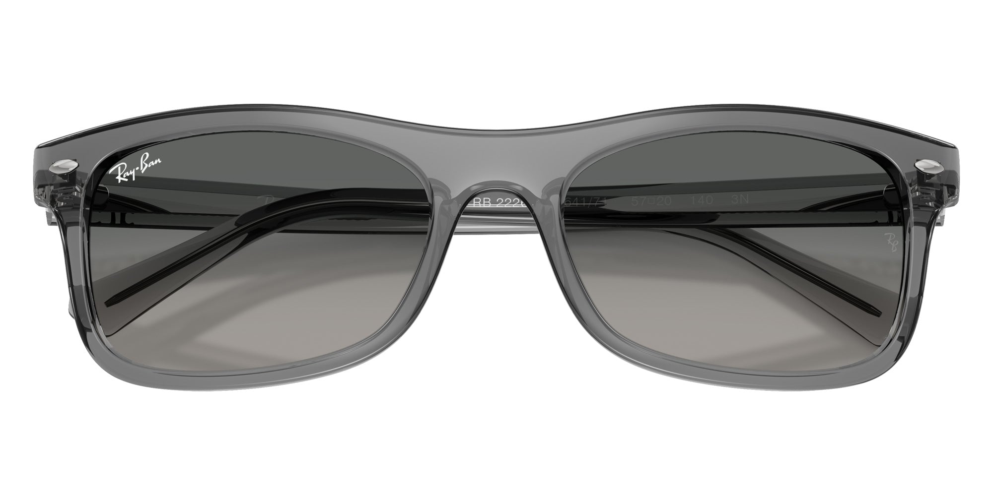 Ray-Ban RB2226F 664171 57 - Transparent Gray #id:rb2226f664171_s:106125