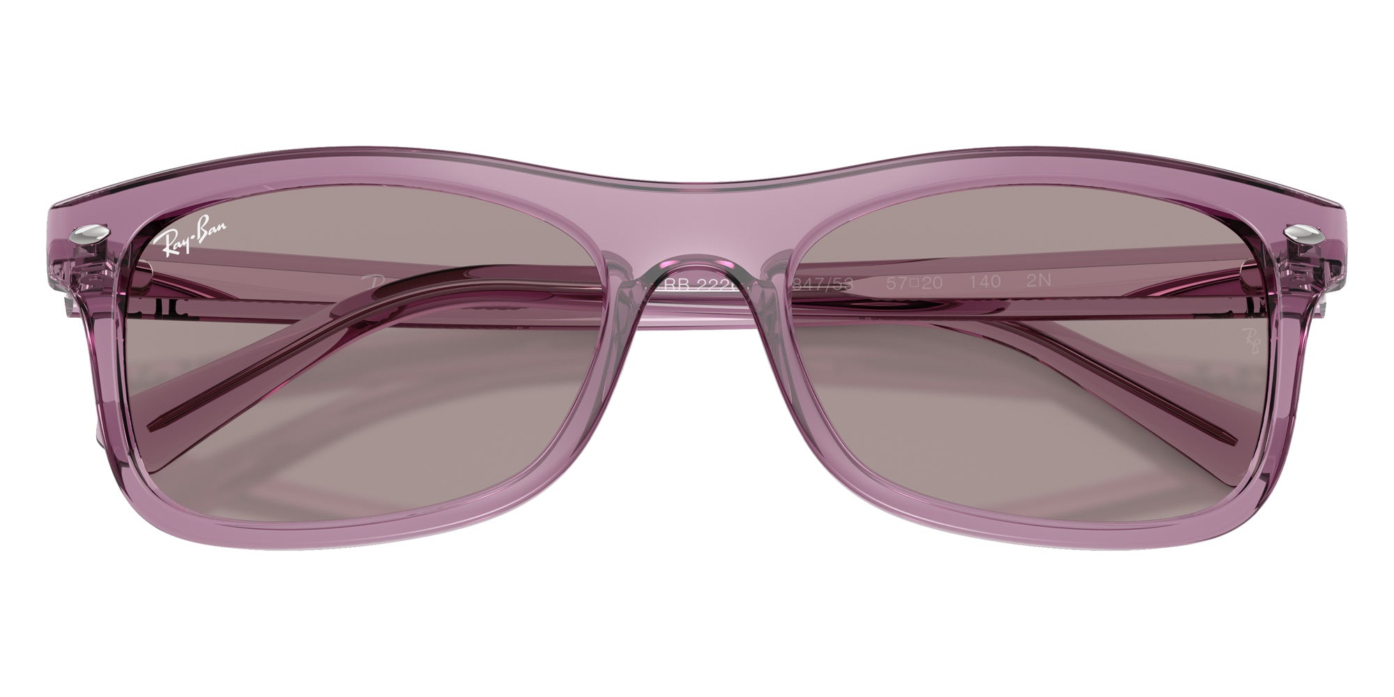 Ray-Ban RB2226F 684753 57 - Transparent Violet #id:rb2226f684753_s:108125