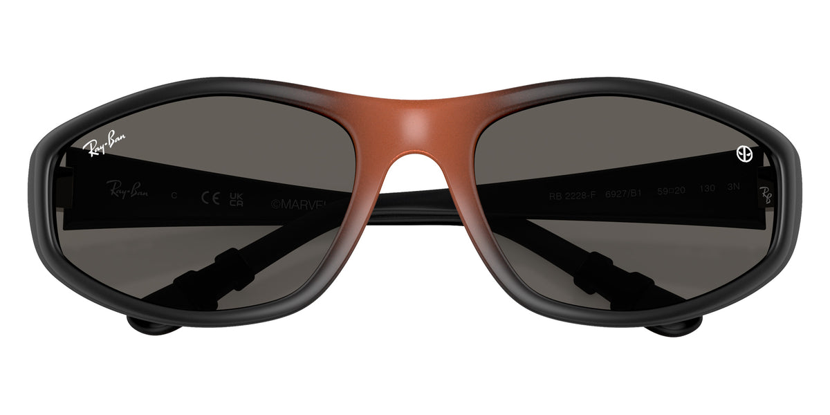 Ray-Ban RB2228F Ray-Ban MARVEL����- Deadpool 6927B1 59 - Black / Dark Gray #id:rb2228f6927b1_s:100125