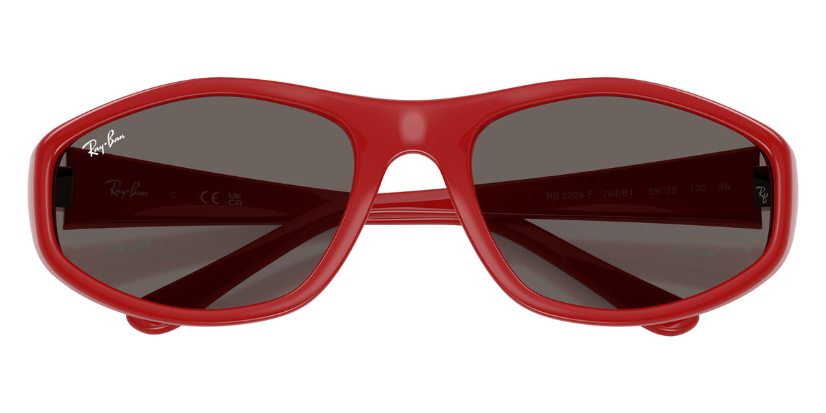 Ray-Ban RB2228F 764/B1 59 - Red / Dark Gray #id:rb2228f764b1_s:108125