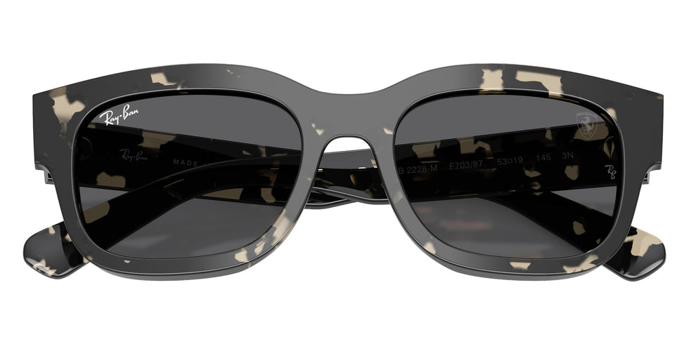 Ray-Ban RB2228M Scuderia Ferrari Collection F70387 53 - Havana Gray #id:rb2228mf70387_s:102125