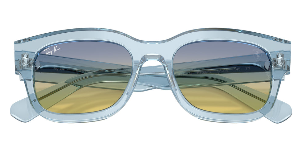 Ray-Ban RB2228M Scuderia Ferrari Collection F708EI 53 - Transparent Light Blue / Gradient Yellow/Blue #id:rb2228mf708ei_s:100125