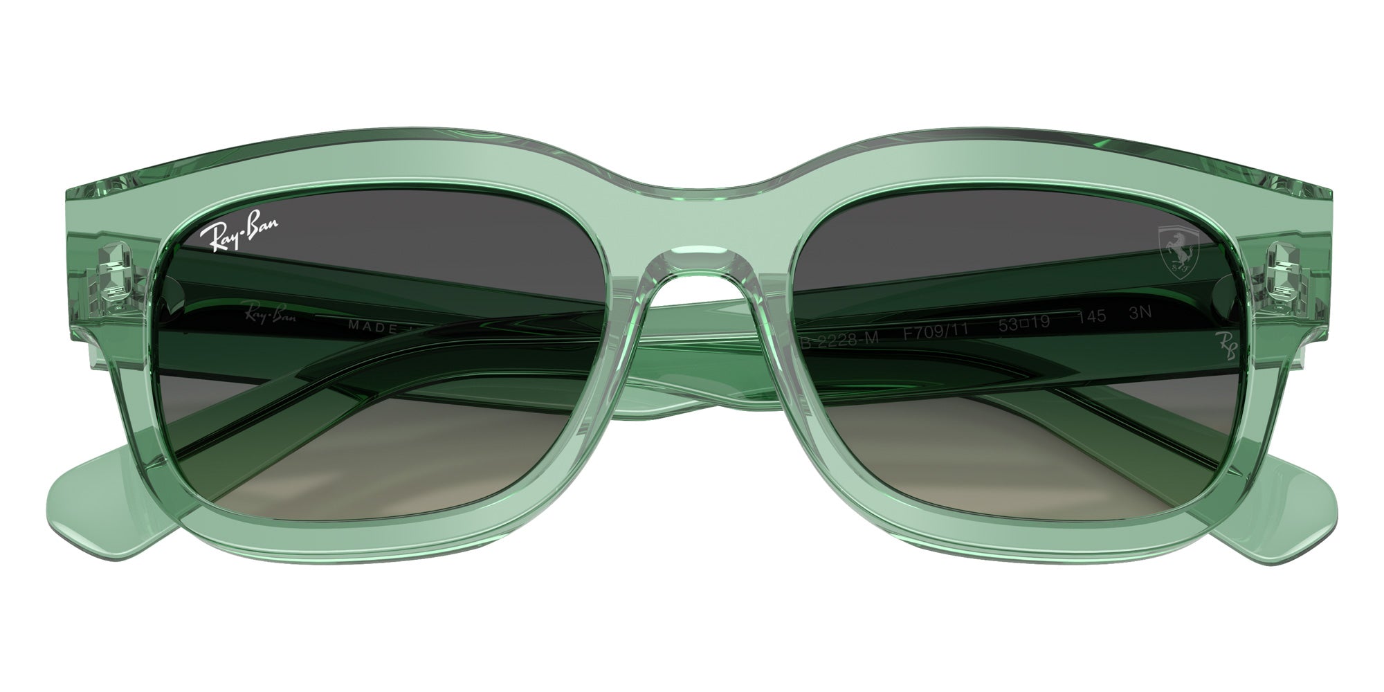 Ray-Ban RB2228M Scuderia Ferrari Collection F70911 53 - Transparent Green #id:rb2228mf70911_s:106125