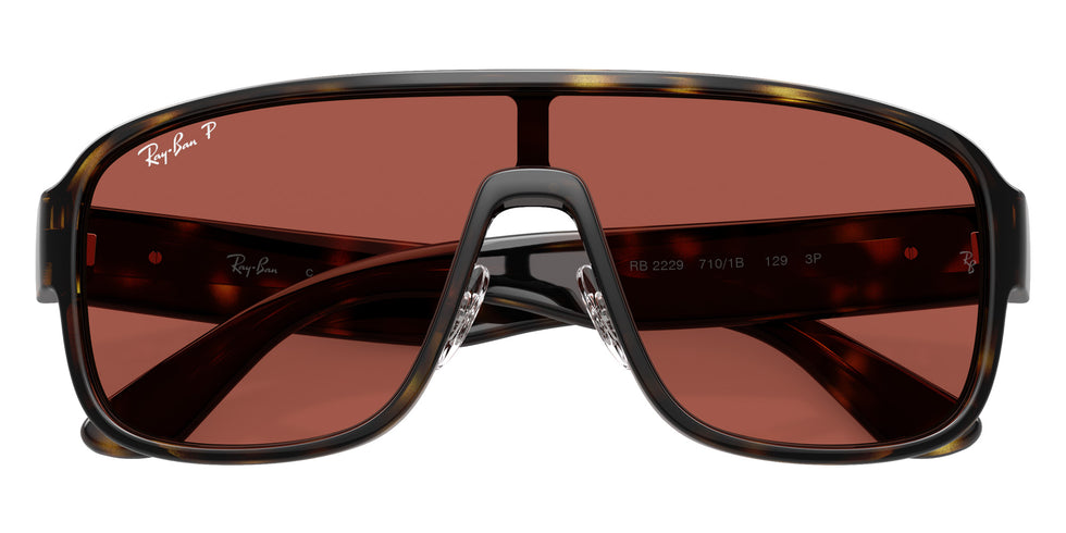 Ray-Ban RB2229 710/1B 129 - Havana / Red Urban Redwood Polarized S #id:rb22297101b_s:104125