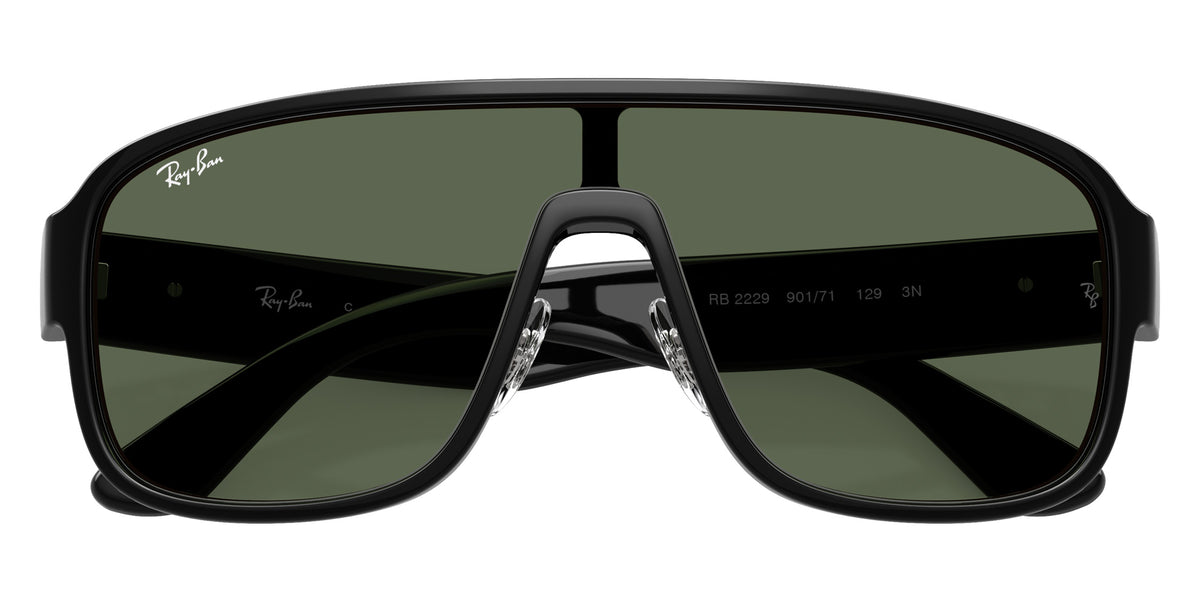 Ray-Ban RB2229 901/71 129 - Black / Dark Green #id:rb222990171_s:106125