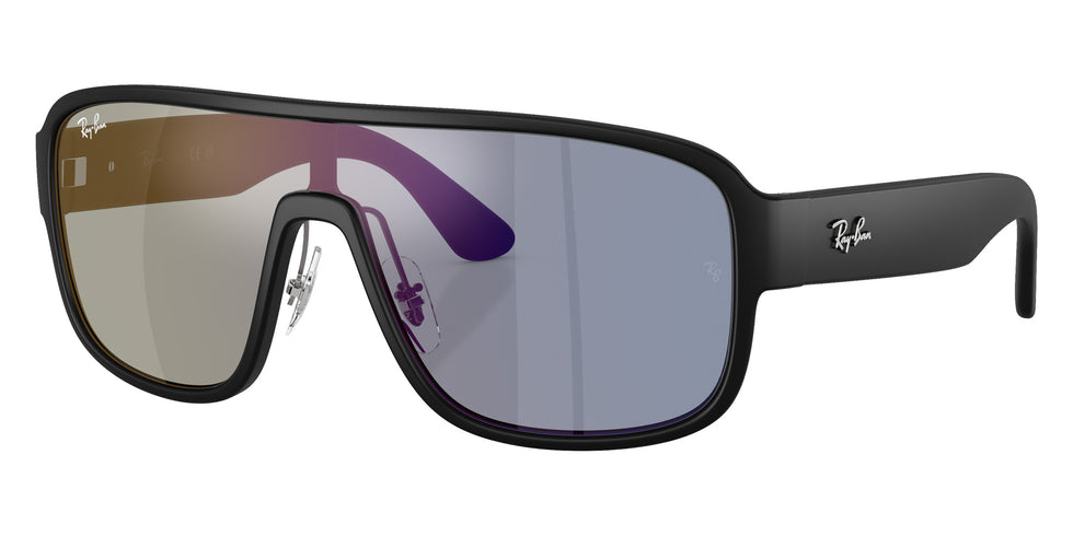 Ray-Ban RB2229 901SB2 129 - Matte Black / Dark Blue Mirrored Violet #id:rb2229901sb2_s:110105