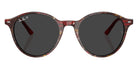 Ray-Ban RB2230F Bernard 141948 51 - Transparent Shade Fantasy Red / Polarized Black #id:rb2230f141948_s:100100