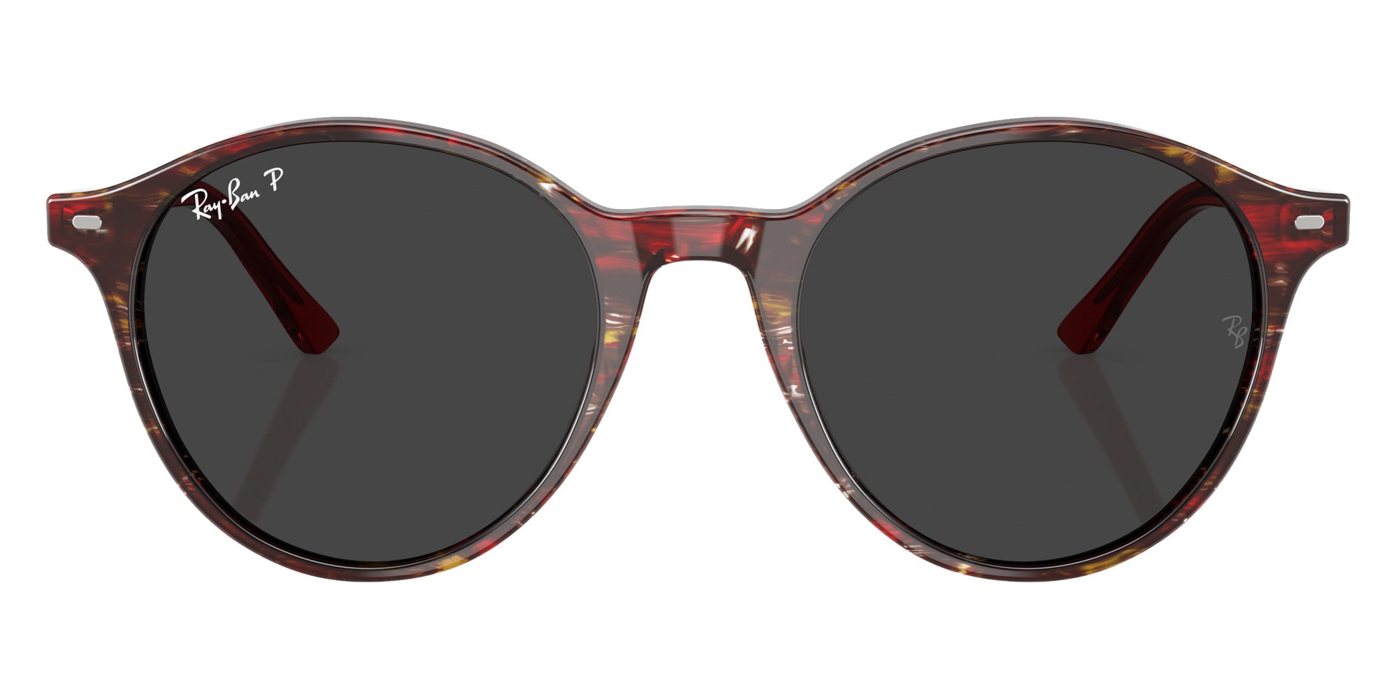 Ray-Ban RB2230F Bernard 141948 51 - Transparent Shade Fantasy Red / Polarized Black #id:rb2230f141948_s:100100