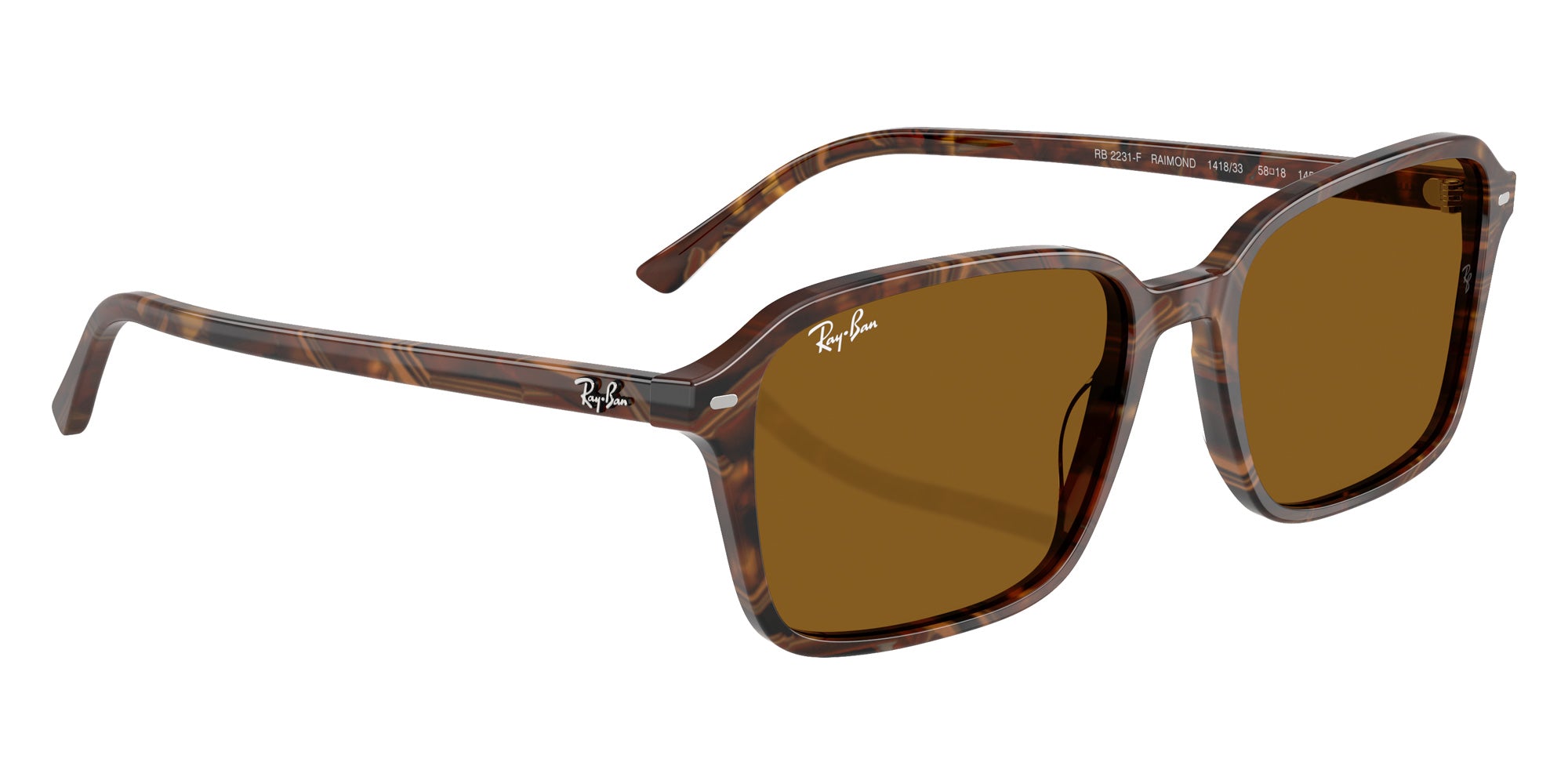 Ray-Ban RB2231F Raimond 141833 56 - Transparent Fantasy Brown #id:rb2231f141833_s:100120
