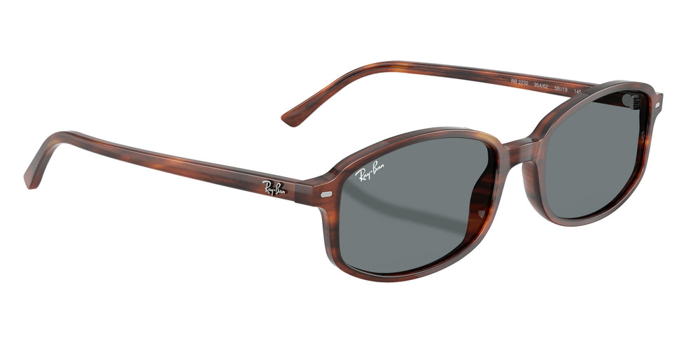 Ray-Ban RB2232 Sam 954/62 56 - Striped Havana / Blue #id:rb223295462_s:102120