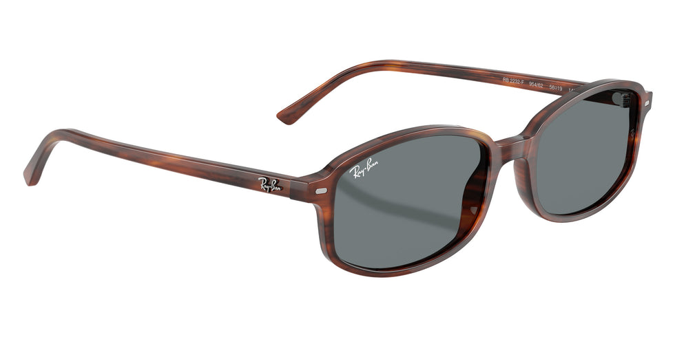 Ray-Ban RB2232F Sam 954/62 54 - Striped Havana / Blue #id:rb2232f95462_s:100120