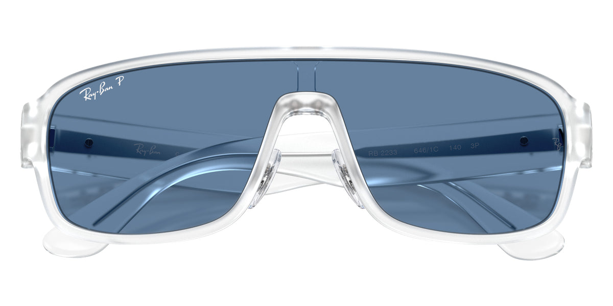 Ray-Ban RB2233 646/1C 129 - Transparent / Blue Urban Storm Polarized S #id:rb22336461c_s:100125