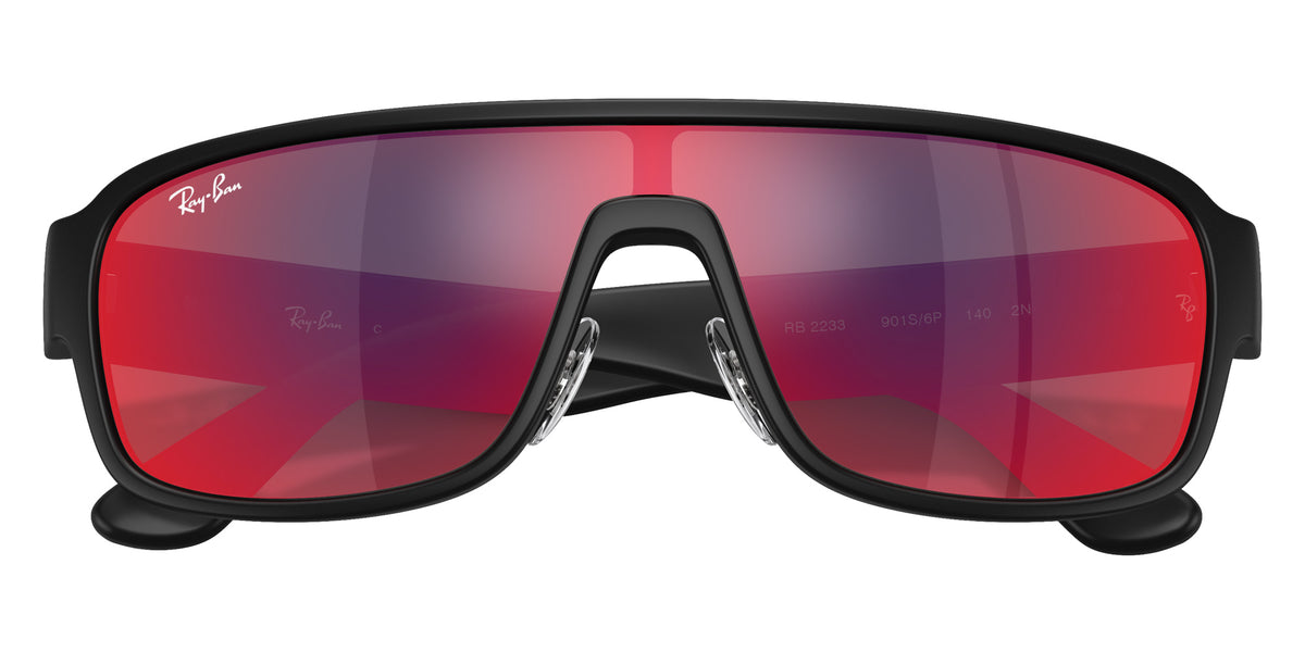 Ray-Ban RB2233 901S6P 129 - Black / Dark Blue Mirrored Violet #id:rb2233901s6p_s:108125