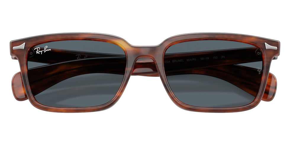 Ray-Ban RB2234 Brunel 954/R5 53 - Striped Havana / Dark Blue #id:rb2234954r5_s:128125