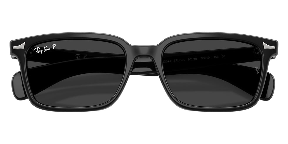 Ray-Ban RB2234F Brunel 901/48 53 - Black / Polarized Black #id:rb2234f90148_s:102125