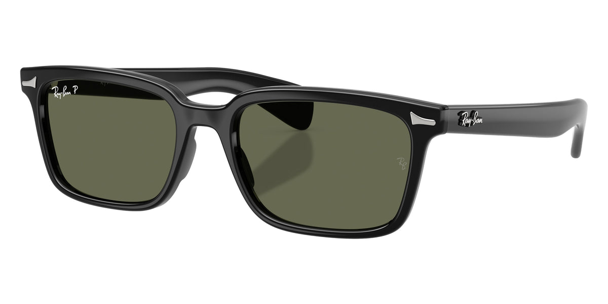 Ray-Ban RB2234F Brunel 901/58 53 - Black / Green Polarized #id:rb2234f90158_s:104105