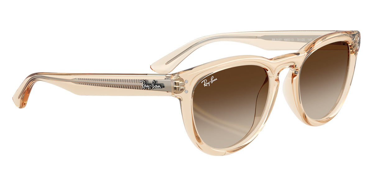 Ray-Ban RB2237 690213 51 - Transparent Nude / Light Brown Gradient Dark Brow #id:rb2237690213_s:104120