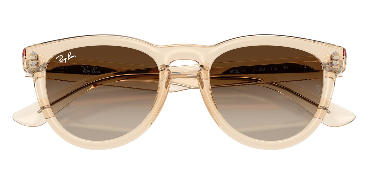 Ray-Ban RB2237 690213 51 - Transparent Nude / Light Brown Gradient Dark Brow #id:rb2237690213_s:104125