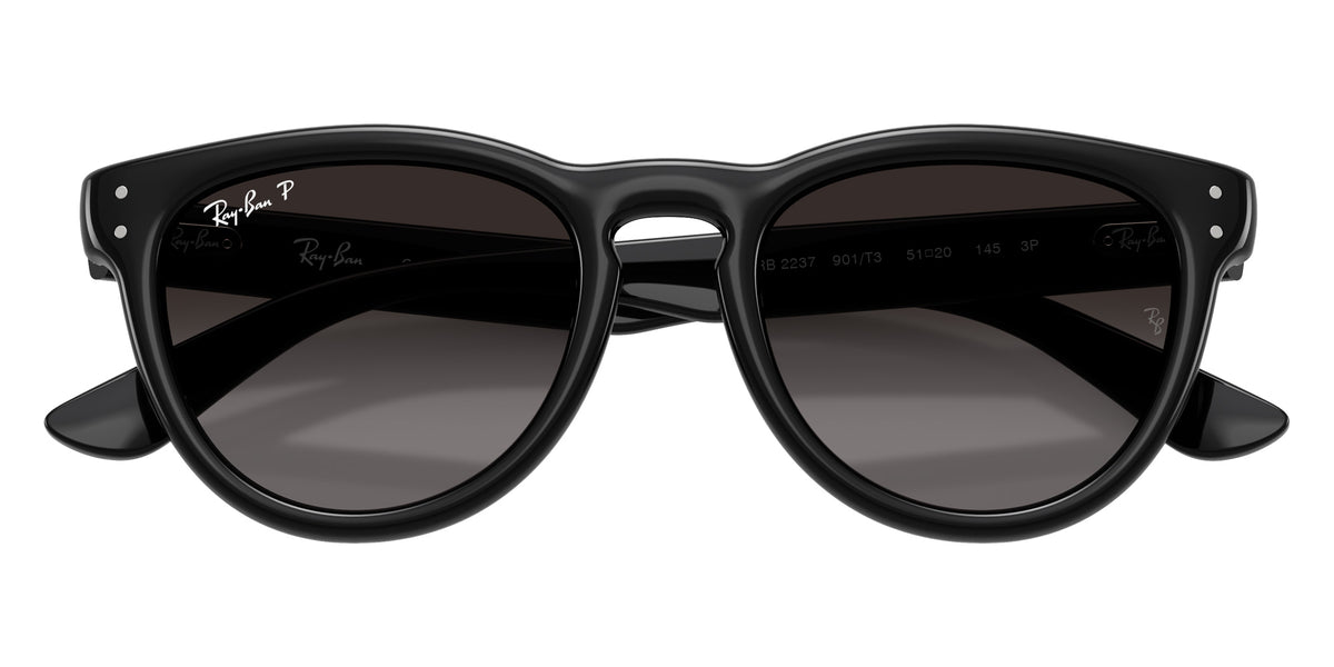 Ray-Ban RB2237 901/T3 51 - Black / Polarized Light Gray Gradient Gray #id:rb2237901t3_s:112125