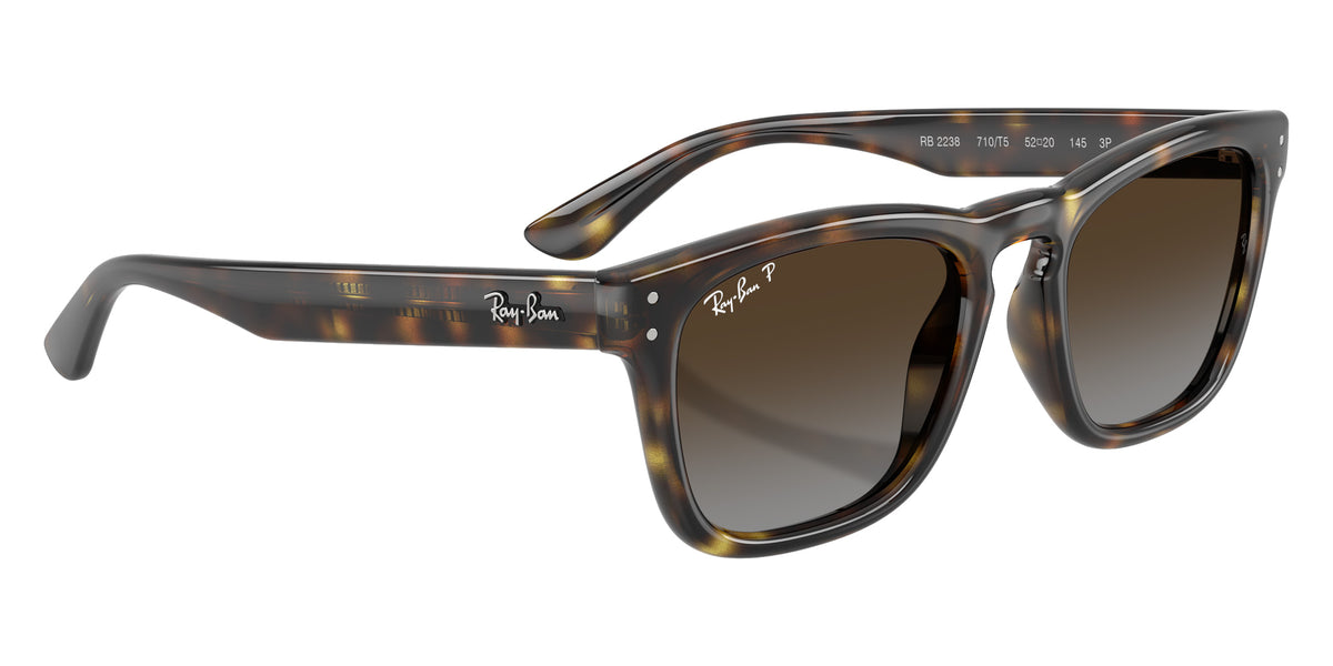 Ray-Ban RB2238 710/T5 52 - Havana / Polarized Light Gray Gradient Brow #id:rb2238710t5_s:106120
