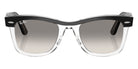 Ray-Ban RB2240 Wayfarer Street Neat 129432 50 - Black on Transparent / Clear Gradient Gray #id:rb2240129432_s:100100