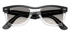 Ray-Ban RB2240 Wayfarer Street Neat 129432 50 - Black on Transparent / Clear Gradient Gray #id:rb2240129432_s:100125
