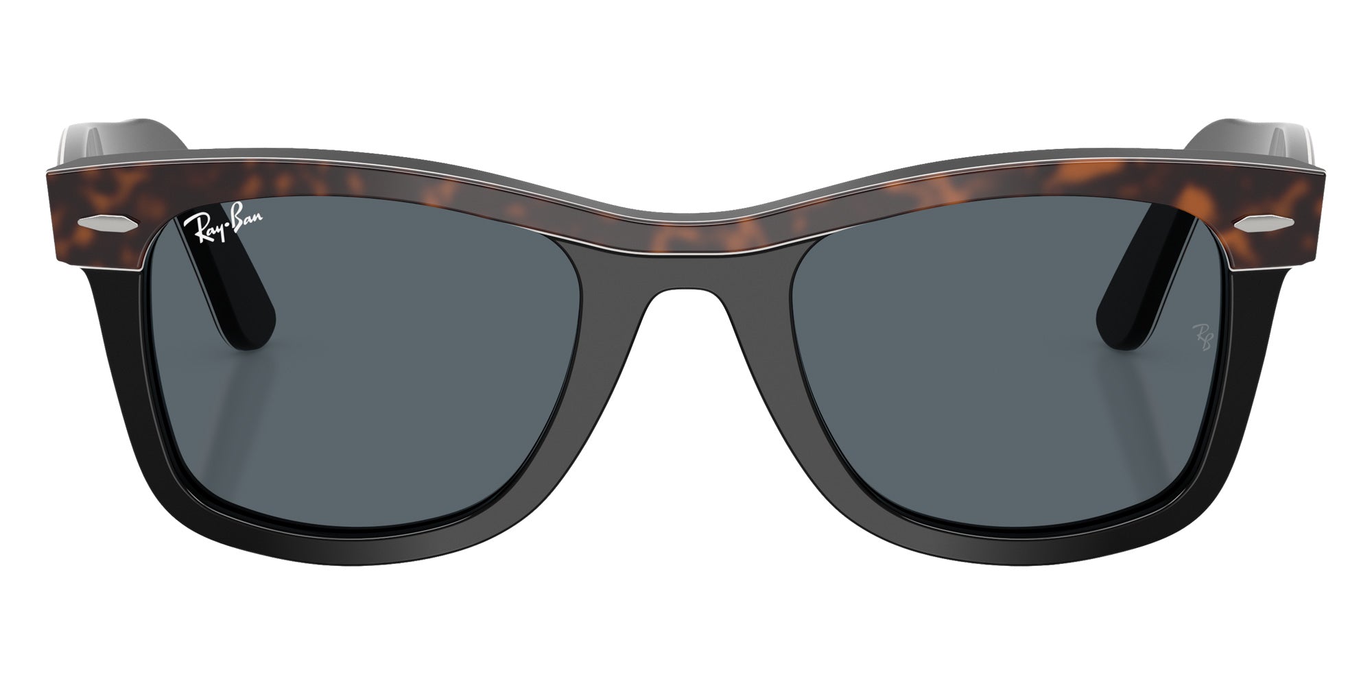 Ray-Ban RB2240F Wayfarer Street Neat 1441R5 52 - Havana on Black / Blue #id:rb2240f1441r5_s:102100