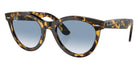 Ray-Ban RB2241F Wayfarer Way 13323F 54 - Yellow Havana / Clear and Blue #id:rb2241f13323f_s:100105