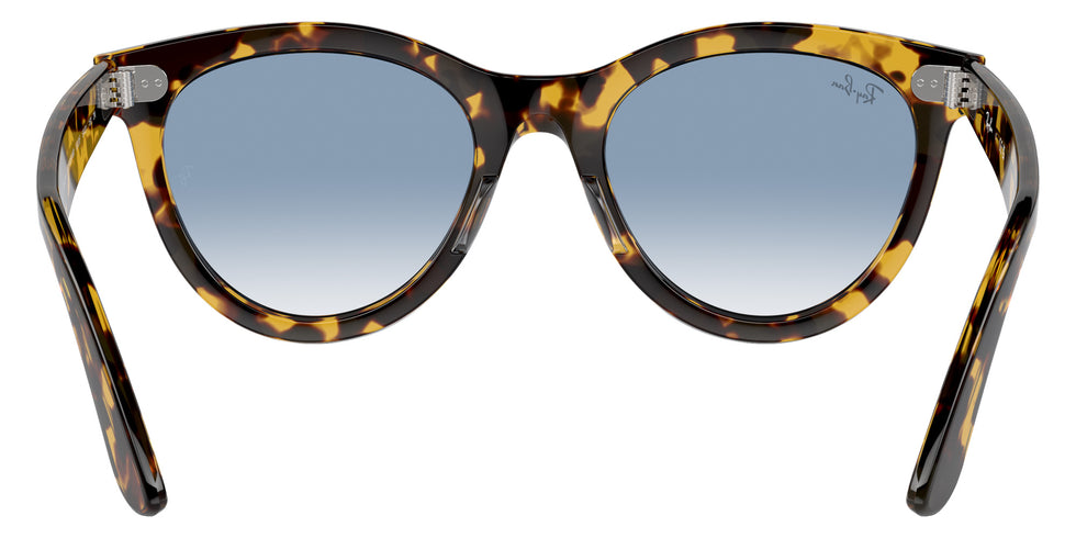Ray-Ban RB2241F Wayfarer Way 13323F 54 - Yellow Havana / Clear and Blue #id:rb2241f13323f_s:100115