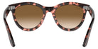 Ray-Ban RB2241F Wayfarer Way 133451 54 - Pink Havana / Clear and Brown #id:rb2241f133451_s:102115