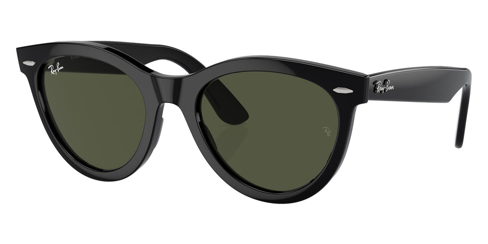 Ray-Ban RB2241F Wayfarer Way 901/31 54 - Black / Green #id:rb2241f90131_s:104105