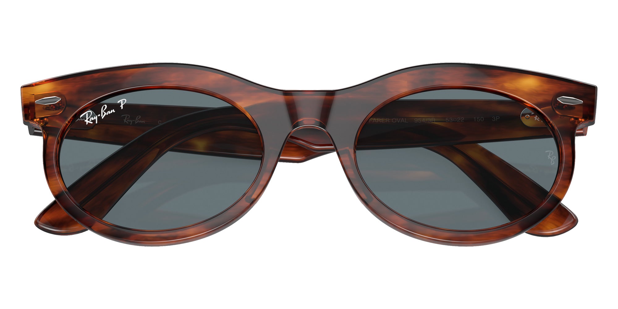 Ray-Ban RB2242F Wayfarer Oval 954/3R 53 - Striped Havana #id:rb2242f9543r_s:100125
