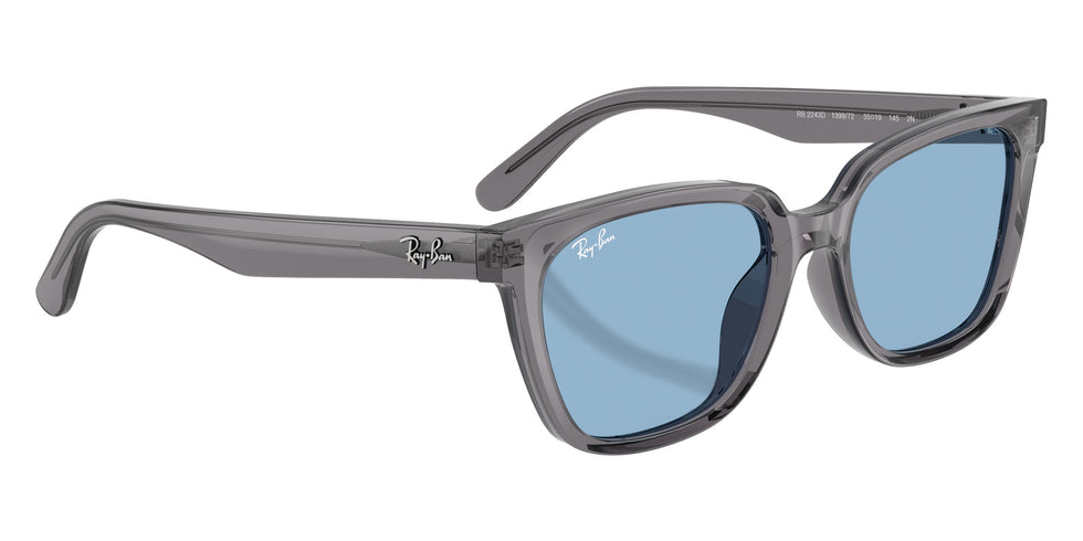 Ray-Ban RB2243D 139972 55 - Transparent Gray / Light Blue #id:rb2243d139972_s:100120