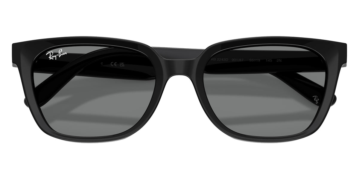 Ray-Ban RB2243D 901/87 55 - Black / Dark Gray #id:rb2243d90187_s:104125