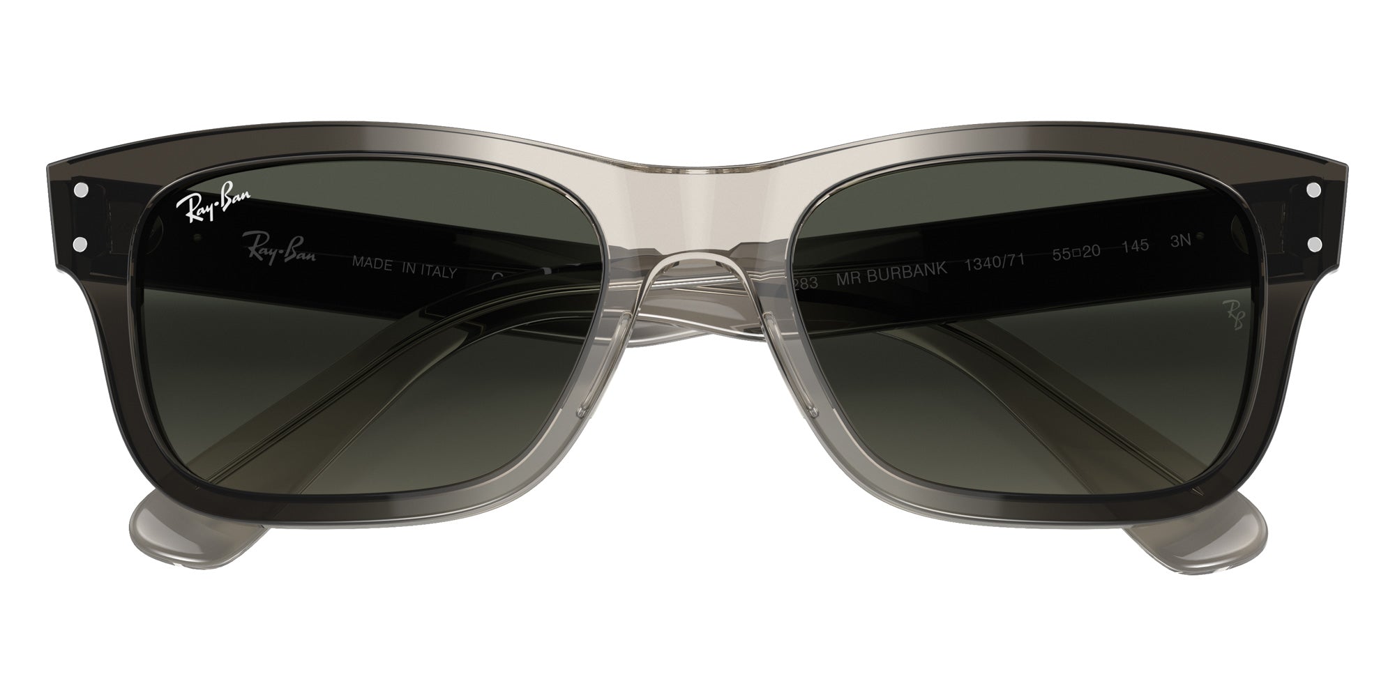 Ray-Ban RB2283 Burbank 134071 55 - Transparent Gray / Gray Gradient #id:rb2283134071_s:100125