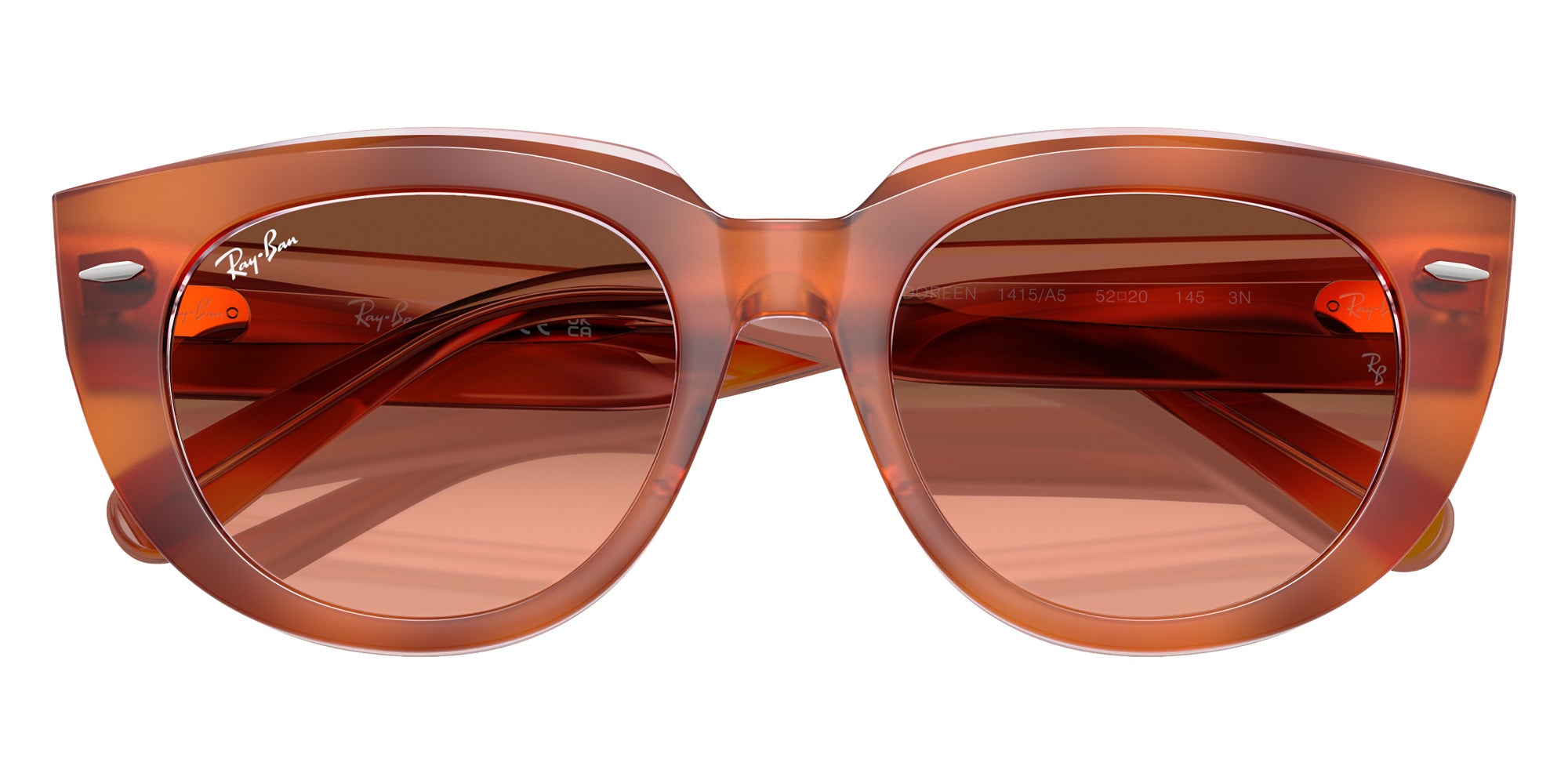 Ray-Ban RB2286 Doreen 1415A5 52 - Red Havana on Transparent Multicolor #id:rb22861415a5_s:100125