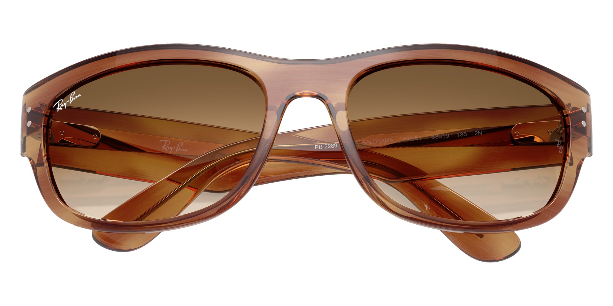 Ray-Ban RB2289 Mega Balorama 140351 63 - Striped Brown #id:rb2289140351_s:100125