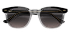 Ray-Ban RB2298 Hawkeye 1294M3 52 - Black on Transparent / Gray Polarized #id:rb22981294m3_s:100125