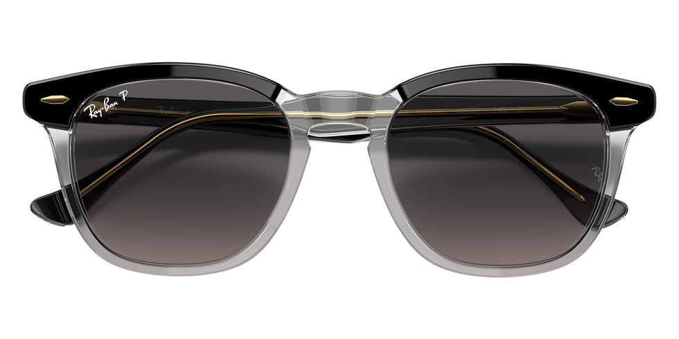 Ray-Ban RB2298 Hawkeye 1294M3 52 - Black on Transparent / Gray Polarized #id:rb22981294m3_s:100125