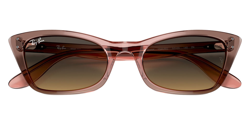 Ray-Ban RB2299 Lady Burbank 1344BG 52 - Transparent Pink / Brown Vintage #id:rb22991344bg_s:100125