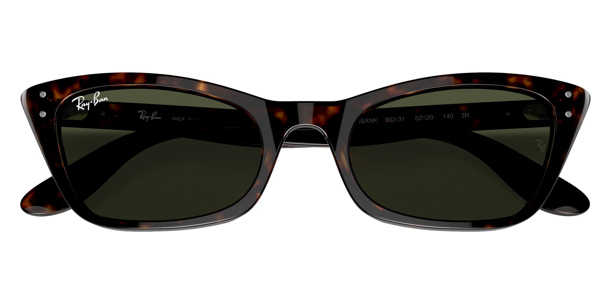 Ray-Ban RB2299 Lady Burbank 902/31 55 - Havana / Green #id:rb229990231_s:102125