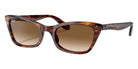 Ray-Ban RB2299 Lady Burbank 954/51 55 - Striped Havana / Clear/Brown #id:rb229995451_s:102105