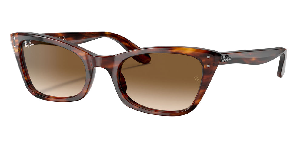 Ray-Ban RB2299 Lady Burbank 954/51 55 - Striped Havana / Clear/Brown #id:rb229995451_s:102105